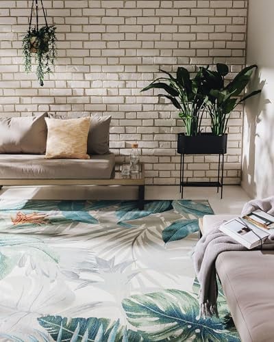 benuta Nest Artis - Rechteckig - Pflegeleicht für Wohnzimmer Schlafzimmer, Multicolor, 80x165 cm