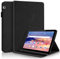 DodoBuy Coque pour Huawei MediaPad T5 10 Wi-FI Tablette Tactile 10,1, La Vie Arbre Modèle Flip Smart Cover Housse Étui Case PU Cuir Multi-Angle Supporter avec Carte de Crédit Fentes - Noir