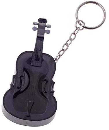 Inzopo Violoncello aus Acryl mit Uhrwerk, Melodie Box Castle in the Sky Melodie