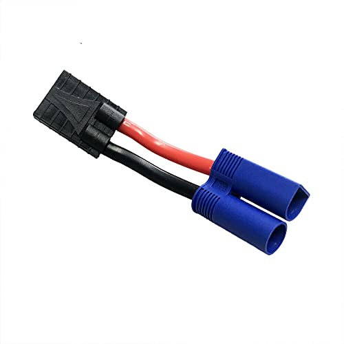 Zahara Stromadapter: Ersatz für Traxxas Buchse auf EC5 IC5 12AWG EC-5 IC-5 TRX ID ESC LiPo traxxas ladegerät