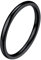 PROSTEEL Herren Ring schwarz Größe 54 hochglanzpoliert Bandring 2mm breit Simple Band Ring Partnerring für Männer, Modeschmuck Accessoire für Geburtstag Jahrestag