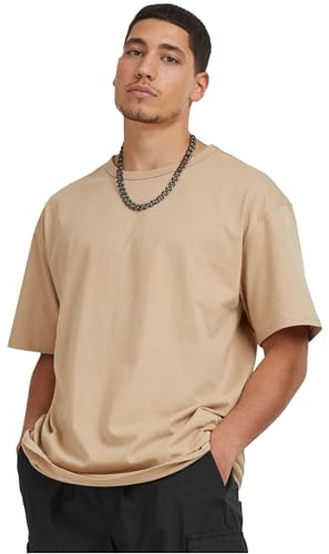 Urban Classic Herren T-Shirt Organic Basic Tee, Basic T-Shirt für Männer, Oversized Fit