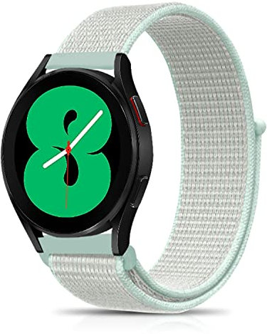 Niboow 20mm Correa para Samsung Galaxy Watch Watch 7/6/5/4 40mm 44mm/Galaxy Watch FE 40mm/Galaxy Watch 6 Classic 43mm 47mm, Nailon Correa para Samsung Galaxy Watch 5 Pro 45mm - Azul Claro