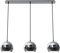 Hängelampe Innen aus Metall in Chrom 3xGU10 wechselbar für Wohnzimmer Esszimmer Küche Tresen modern Pendellampe Pendelleuchte Hängeleuchte