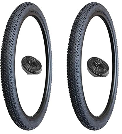 27.5 Neumáticos de bicicleta de montaña con cámara de aire 24*1.95, 26*1.95, 27.5*1.95 Neumático de bicicleta para Road City Daily Riding out Tire, paquete de 1 o 2 a elegir ( Color : Pack of 1 , Si