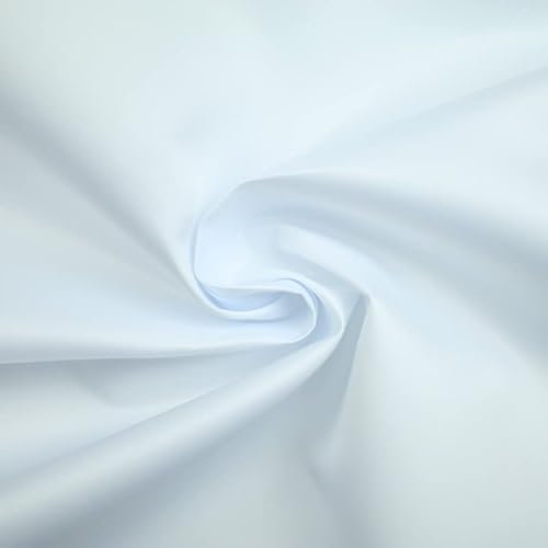 Premium Einfarbig Glatt Schwere Matt Duchess Braut Satin Stoff Brautkleid 147,3 cm (1 Meter, Reinweiß 7681)
