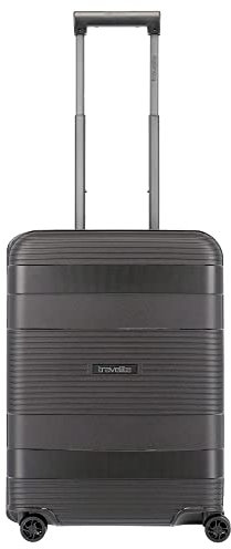 Travelite Korfu 4-Rollen Trolley S 55 cm Schwarz