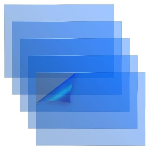 ALadrs 5PCS FEP 2.0 NFEP-Folie für Harz-3D-Drucker, nFEP(PFA)-Trennfolie für Anycubic Photon M3 Max, ELEGOO Juipter 12,8''-13,6'' Harz-3D-Drucker 380x260x0,127 mm