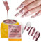 U-Shinein 8ml Gel Métallique à Peindre, Vernis à Ongles 3D Miroir, Peinture Liner DIY Nail Glossy, Besoin Durcir, Rose Gold