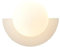HGTYDV2 Modern Wall Sconce Half Moon Wall Light Fixture 7W 3000K Color Temperature Round Nordic Style Wall Lamp TV Background Indoor Lighting