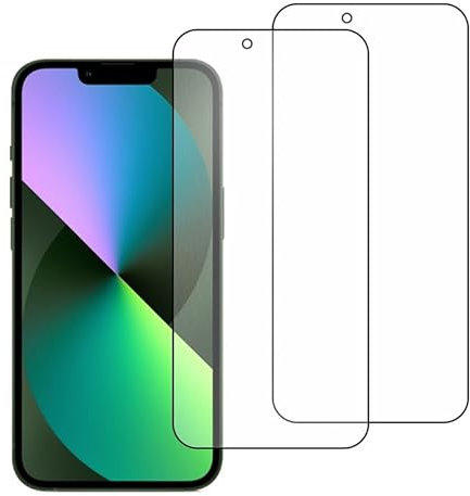 chejuza Verre trempé mat pour Iphone 13/13 pro/14 [2 Pièces],Dureté 9H,Haute Définition Protection Film Économiseur d'écran,Anti-reflets, Anti-empreintes digitales