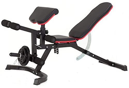 CGCSYZ Hantelbank, Bankdrücken, Hantelstange, Bankdrückbank, Krafttraining, multifunktionale Sit-Ups-Bank, robuste Hantelbank, Heimfitnessgerät für den ganzen Körper