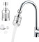 LTHERMELK Wasserhahn Filter, Wiederverwendbare, Umweltfreundliche Edelstahl-Filterpatrone Wasserfilter Wasserhahn, Wasserhahnfilter für Hartes Wasser, 360 Grad Drehbarer Water Filter Tap