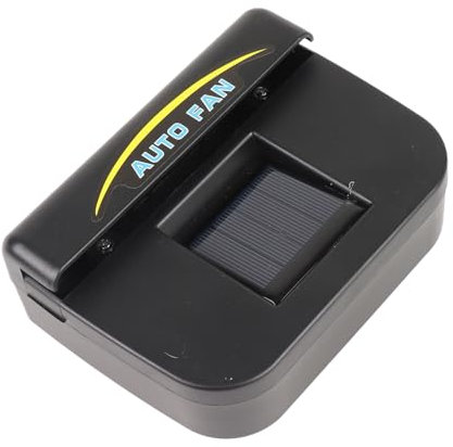 Ventilador de Escape Universal para Coche, Ventilador de Ventilación Solar, Enfriador de Temperatura para Bajar el Coche, Accesorios de Estilo para Camión y Coche (Como se muestra)