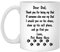 PIBONTO Personalized Fathers Day Mug from Dog Funny Dear Dog Dad Mug Custom Name Cute Ceramic Coffee Cups 11oz White