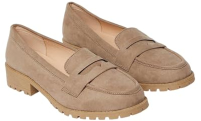 Dorothy Perkins Women's Wide Fit Leoni Chunky Loafers, Wide Fit, Spring Summer, Office, Party, Occasion, Wedding Guest