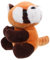 Cabilock Clip en Peluche de Laveur Dessin animé Peluche Panda Roux Mignon bouché Animal en Peluche à câliner Peluches Petit Panda en Peluche Panda Rouge en Peluche Coton PP Brun