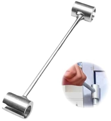 Hinge Adjuster, Door Hinge Adjustment Tool 19-25mm,Hinges Cranking Tool Adjustable Gap Width Wrench |Steel Double Headed Clearance Adjustment Tools | Door Hinges Repair Spanner Practical Tools