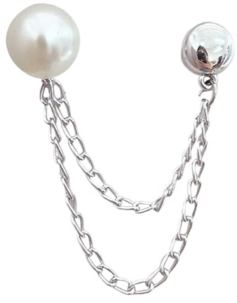 Magnetische Wäscheklammer | Magnet zum Kürzen von T-Shirts mit Kette | Clip für Kleider, Hosen, Ärmelbündchen, Hijab und Taschentuch, für den täglichen Gebrauch, Reisen, Hose, Schal, Hut
