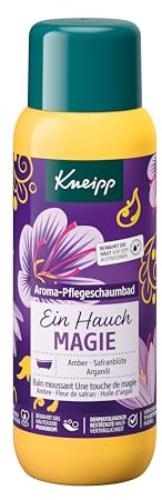 Kneipp Ein Hauch von Magie Aroma-Pflegeschaumbad - Mit Amber- & Safranblütenextrakt und Arganöl - 400ml