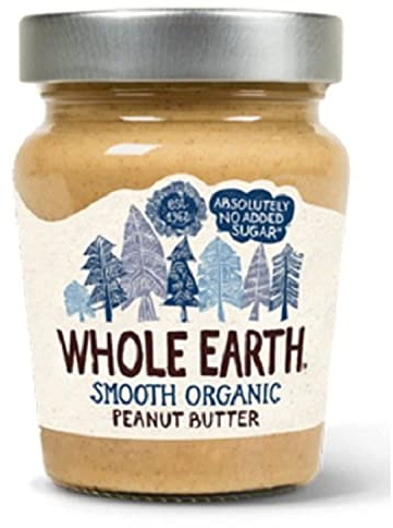 WHOLE EARTH Organic Smooth '100% Peanuts' Peanut Butter 227g (PACK OF 1)