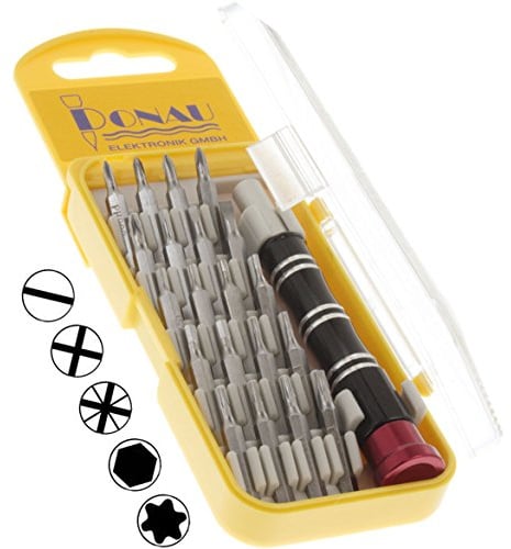 Donau Elektronik MBS20 Mini-Bit-Set, Mehrfarbig, 30-teilig