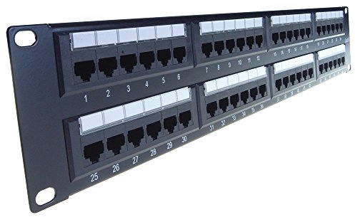 connektgear 48 Port 2U RJ45 Cat6 Patch Panel