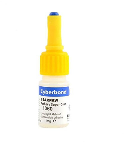 BEARPAW Super Kleber - 20g - Sekundenkleber aus Cyanoacrylat, Flüssig, Schnelltrocknend, für Metall, Kunststoff, Glas, Holz, Porzellan, Gummi, etc.