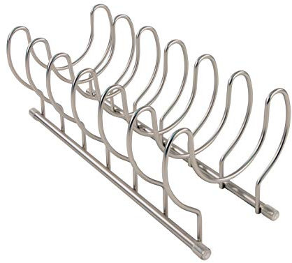 Spectrum 28678 Euro Topfdeckelhalter, satiniertes Nickel