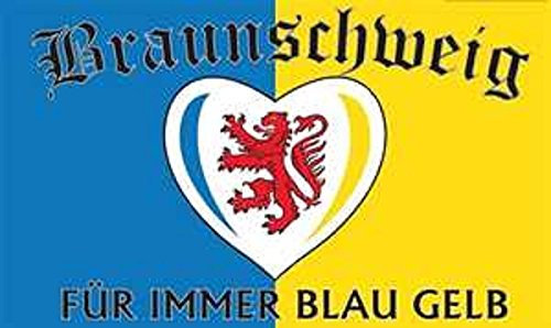 U24 Flagge Fahne Braunschweig für immer 90 x 150 cm