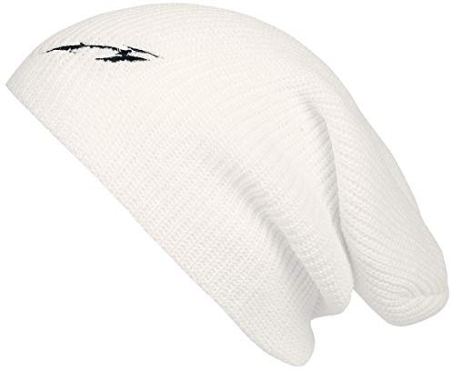 Metallica Beanie Glitch weiß
