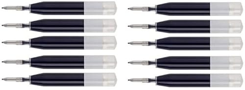 Intrepid 10 Black Gel Ink Refills for Cross, Sheaffer Ion & More. Black Gel Ink (Bulk Packing)
