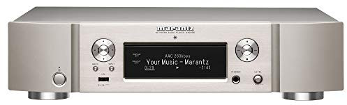 Marantz NA6006 Network Audio Player (WLAN, HEOS, Multiroom, Music Streaming, Internet Radio, Bluetooth, Hi-Res Audio, AirPlay 2, HDAM, Optical Digital Input, Analog Outputs) Silver-Gold