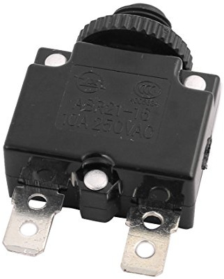 Aexit Coupe-circuit plastique protecteur surcharge 10A AC250V protection cylindre 407W855