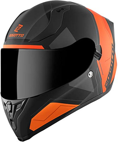 Bogotto V128 Strada Helm, schwarz matt/orange, XL