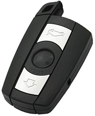 BROVACS Replacement Key Shell Compatible with BMW 3 Button Smart Keyless Entry Remote Key Case Fob PG905S