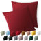 Blumtal Kissenbezug 40 x 40, 2 Stück - Oeko-TEX zert. Kissenbezüge 100% Mikrofaser in extra weich & waschmaschinenfest - Bezug Kissen 40x40 Aurora Red