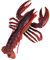 Simulation Hummer, langlebiger Kunststoff-Hummer, sicher mit(Dark-Australian Lobster, 23cm)