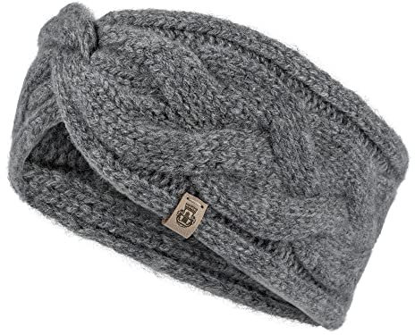 Roeckl Damen Braided Cashmere Stirnband Mütze, Flanell, ONE Size