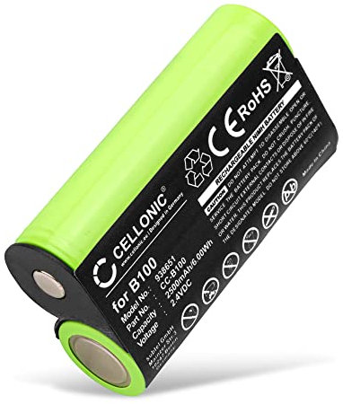 CELLONIC, Batteria per Console di Gioco Compatibile con Microsoft Xbox One S Controller, Elite, X, B100 (3.0V, 2500mAh)