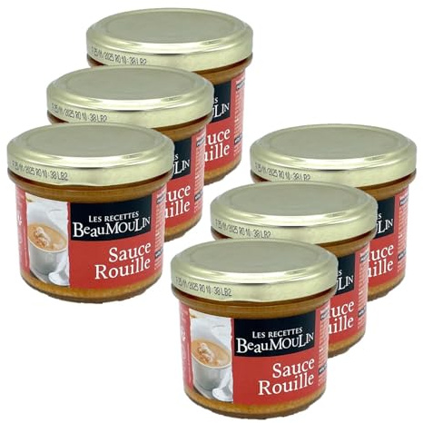Lot 6x Sauce rouille - Pot 90g