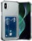 AKABEILA Coque pour iPhone XS/X Étui Transparente Mince Coque Souple TPU Étui Portefeuille Housse Sac avec Porte Fente Carte Antichoc 5.8