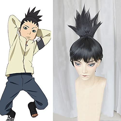 Boruto: The Movie Shikadai Nara Shikamaru Pferdeschwanz, hitzebest?ndig, für Cosplay-Kostüme