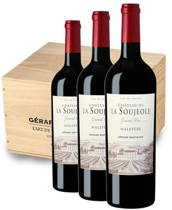 Gérard Bertrand Château de la Soujeole Grand Vin Rouge | Cabernet Franc/Merlot/Malbec | AOP Malepère Sec | (1 x 0.75 l)