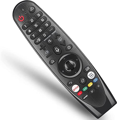 NOMOY Telecomando di ricambio LG Magic per Smart TV, telecomando a bassa potenza per AKB75855501, AN-MR20GA, AN-MR19BAG con funzione vocale e puntatore