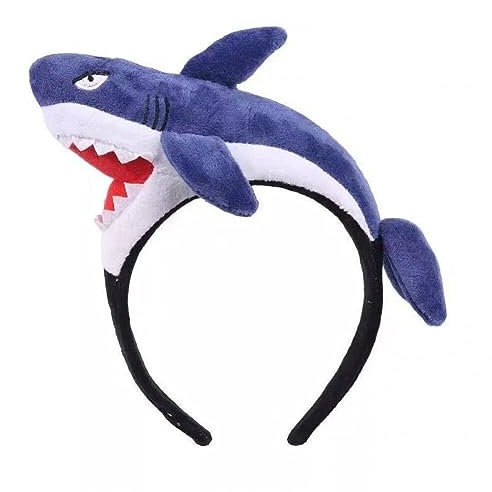 Lustiges Hai-Stirnband, Niedliche Hai-stirnbänder, Cartoon-, Tier-haarbänder, Haarband, Tier-Cosplay-Kopfbedeckung Für Halloween-Party