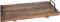 Rustic Mango Wood Board with Metal Handles - Wooden Cutting Chopping Board Food Serving Tray Platter (Length - 40cm)