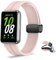 KeHowy Cinturino Compatibile con Samsung Galaxy Fit 3, Silicone Magnetico Sport Regolabile Cinturini Compatibile con Samsung Galaxy Fit 3, Rosa