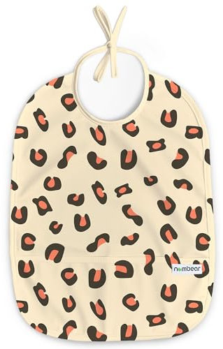 Nombear Wasserdichtes Lätzchen für Baby 6-12 Monate, 1 Packung - Beikost Baby Zubehör, Babylätzchen für BLW