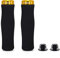 DUANSIYU Fahrradgriffe Fahrradgriffe Fahrrad MTB Griffe Ultralight Lenker Griffe Fahrradverriegelung Schwamm Hand Griff Fahrradwaren Fahrradzubehör MTB Griffe(LP Grips Gold)